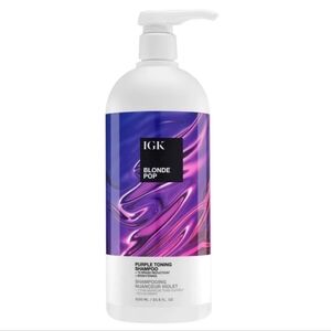 IGK Blonde Pop Purple Toning Shampoo